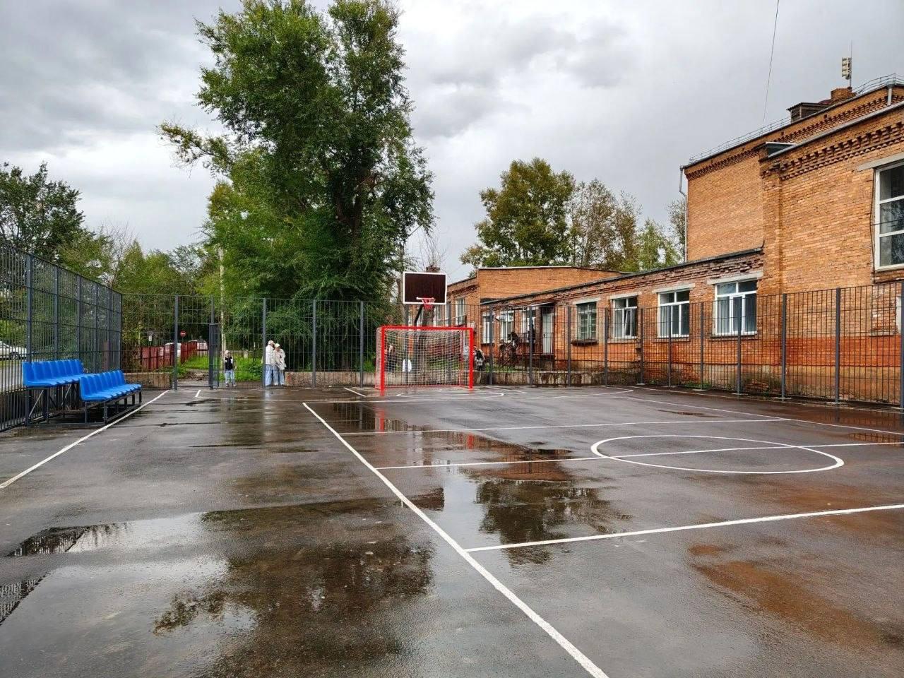 Новая спортивная площадка появилась в старом центре Ачинска
