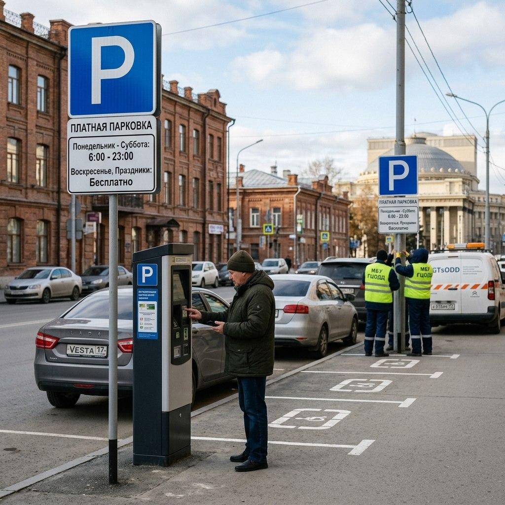 В Новосибирске утверждены новые платные парковки В Новосибирске появится 1,5...