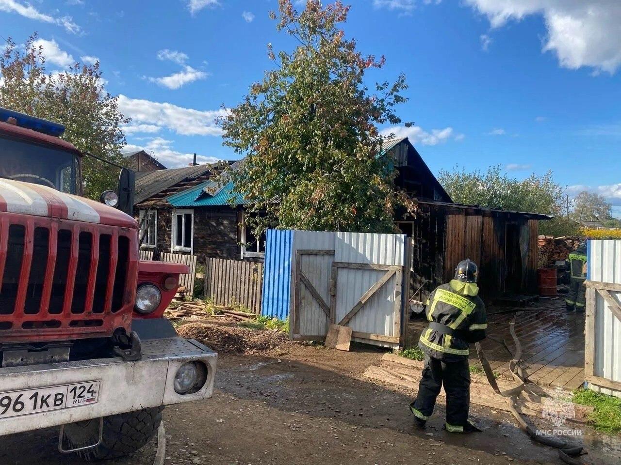 В Богучанском округе при пожаре пострадали двое детей В селе Пинчуга...