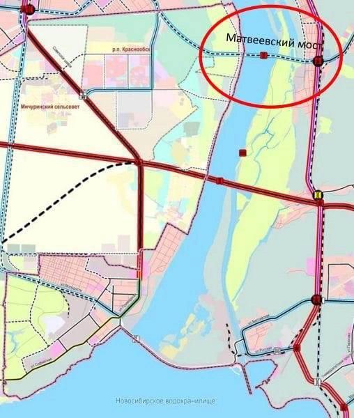 Пятый мост через Обь задумали в Новосибирске