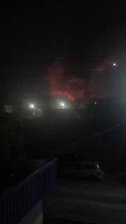 Склад колонии ИК-3 сгорел в Первомайском районе. Открытое горение...
