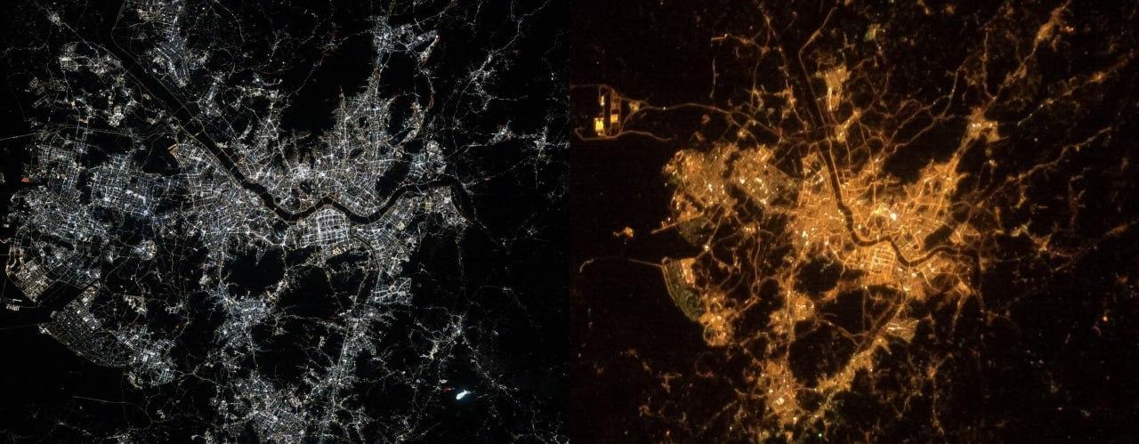 Планета из космоса теперь выглядит по-другому: астронавт Дональд Петтит 23 года наблюдал с орбиты за переходом городов по всему миру на LED-освещение