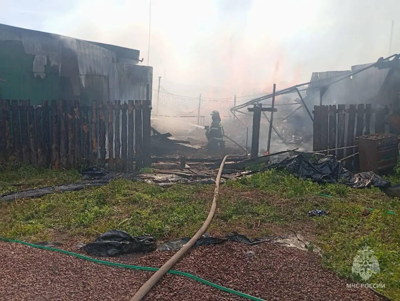 Женщина пострадала на пожаре в Курагинском районе В селе Березовское...
