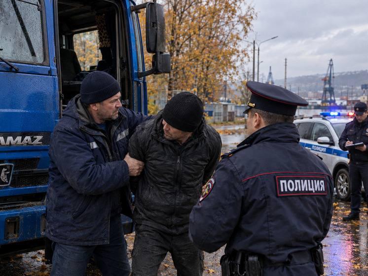 Водитель «КамАЗа» скрутил грабителя, который залез к нему в кабину, в Усть-Куте.