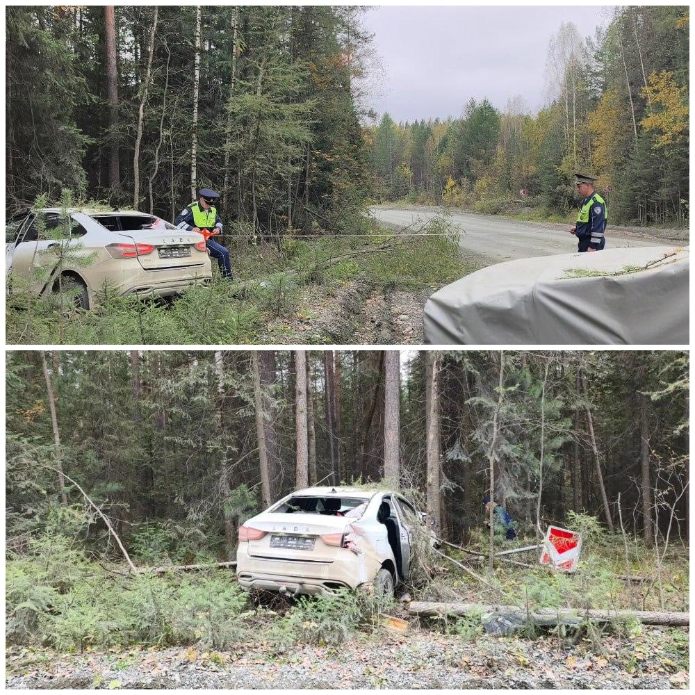 Женщина и двое подростков попали в ДТП в Ивдельском районе