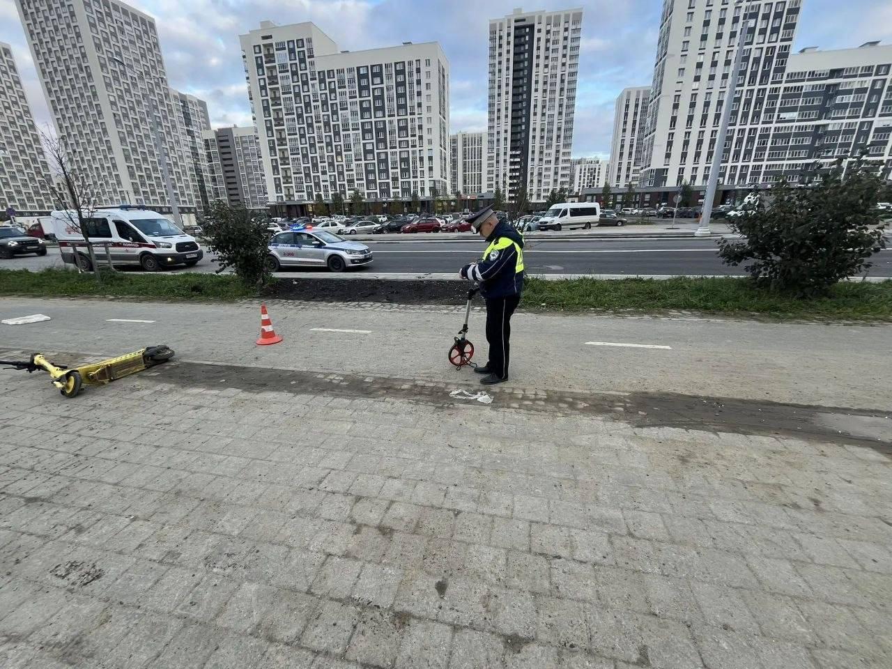 Арендованный самокат изъяли после наезда на 9-летнего ребёнка в...