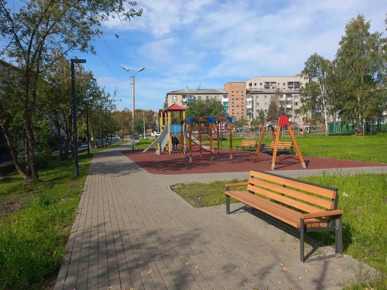 В Канске завершают благоустройство сквера «Семейный» в Северо-Западном...