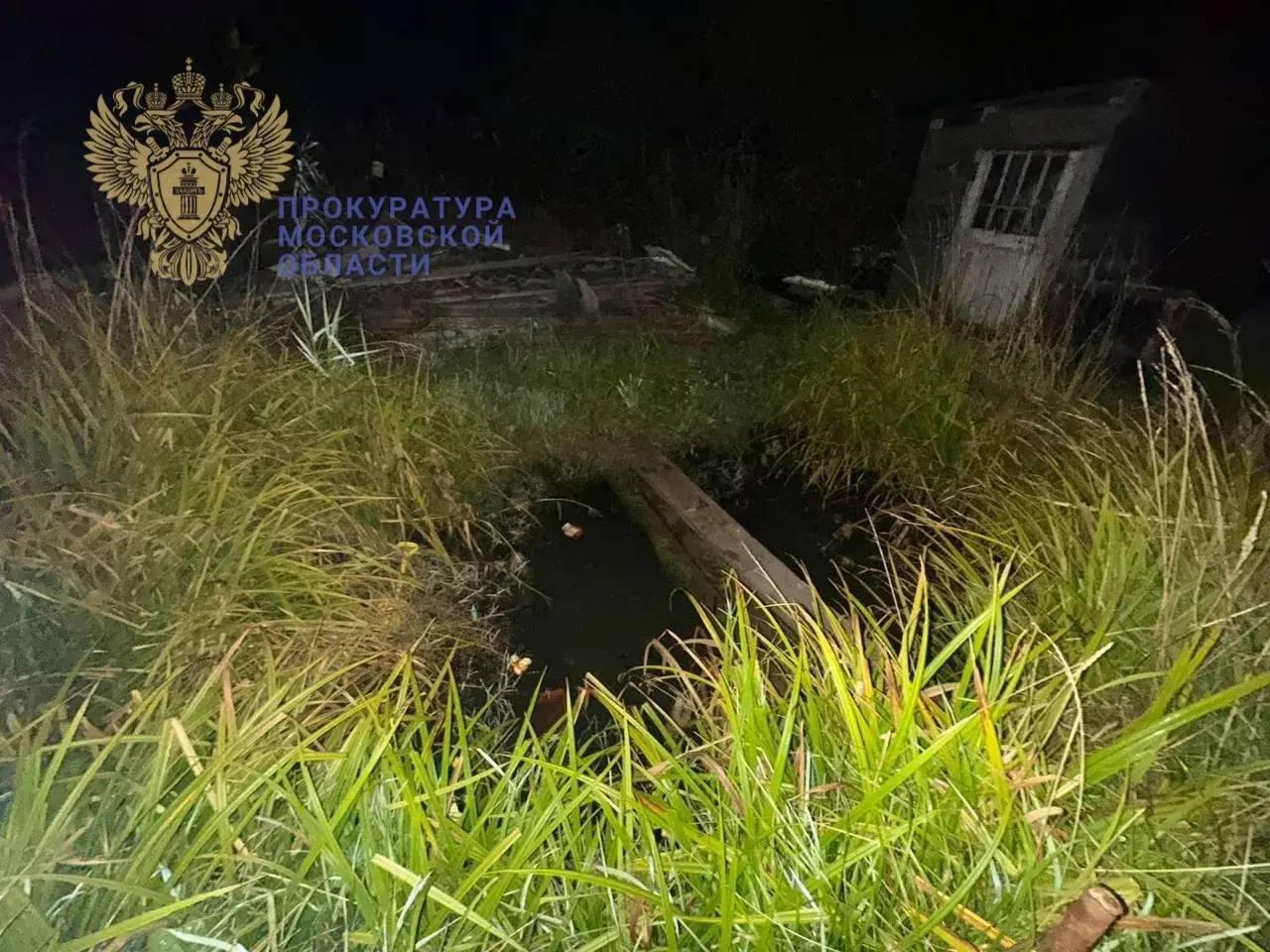 Трехлетний ребенок утонул в искусственном водоеме во дворе частного дома в Подмосковье.