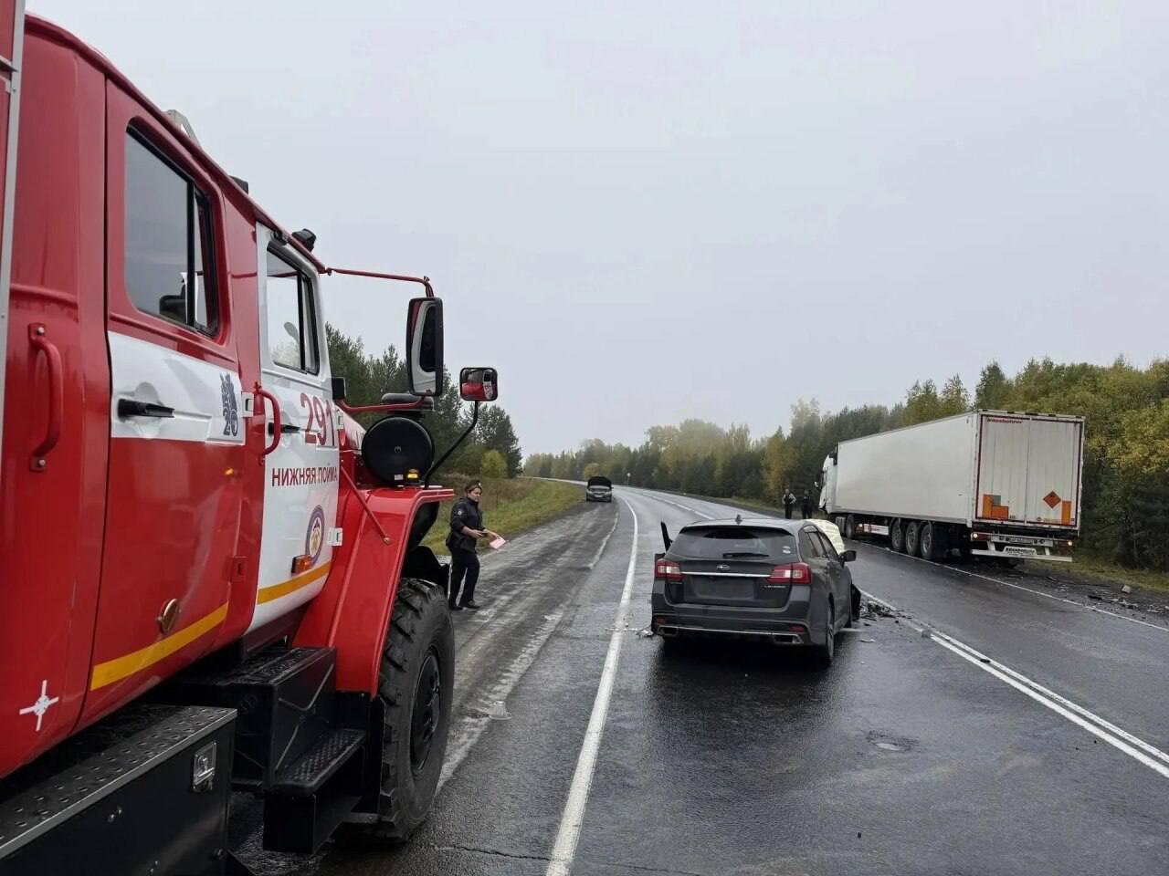 На трассе Р-255 в Иланско-Нижнеингашском округе столкнулись легковушка и...