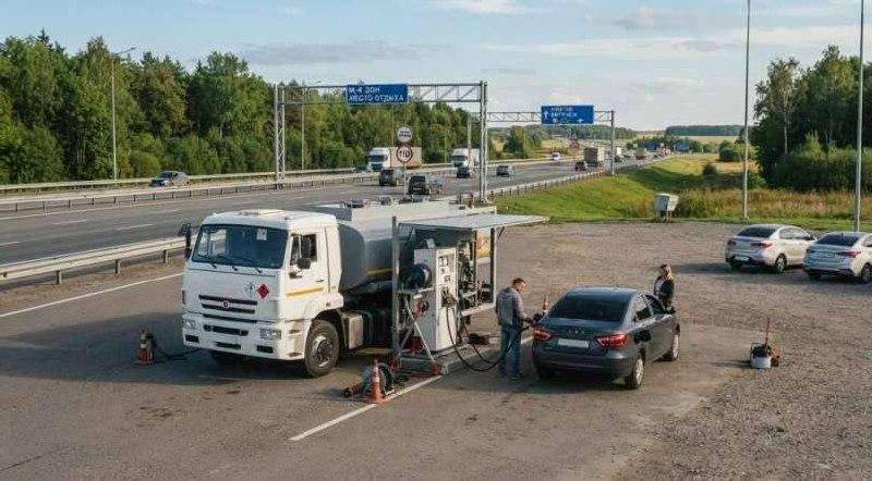 Мобильные АЗС начнут размещать на российских дорогах