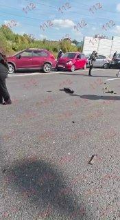 Один человек погиб, двое пострадали в массовом ДТП на 103-м километре МКАД.