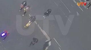 В Уфе пешеход ударил самокатчика, который в него врезался