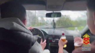 В Междуреченске компания на «Приоре» устроила опасные покатушки — водителей и пассажиров наказали