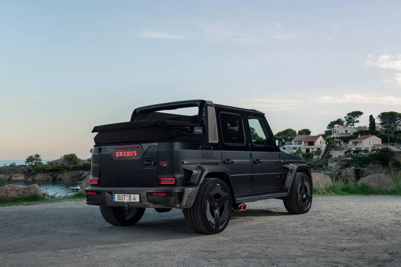 Brabus выкатил Гелик БЕЗ КРЫШИ — 900 Rocket Cabrio — четырёхдверный кабриолет на 900 сил.