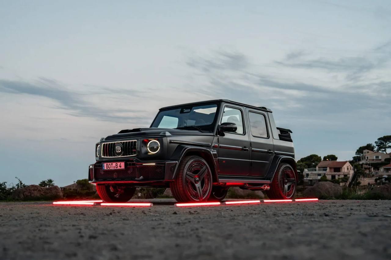 Brabus выкатил Гелик БЕЗ КРЫШИ — 900 Rocket Cabrio — четырёхдверный кабриолет на 900 сил.