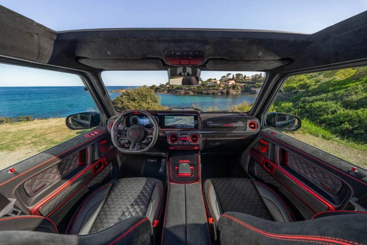 Brabus выкатил Гелик БЕЗ КРЫШИ — 900 Rocket Cabrio — четырёхдверный кабриолет на 900 сил.