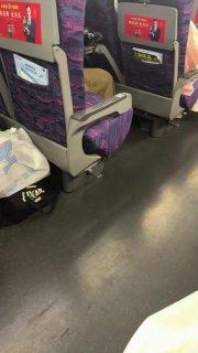 Девушка делала минет своему парню прямо в поезде в Китае.