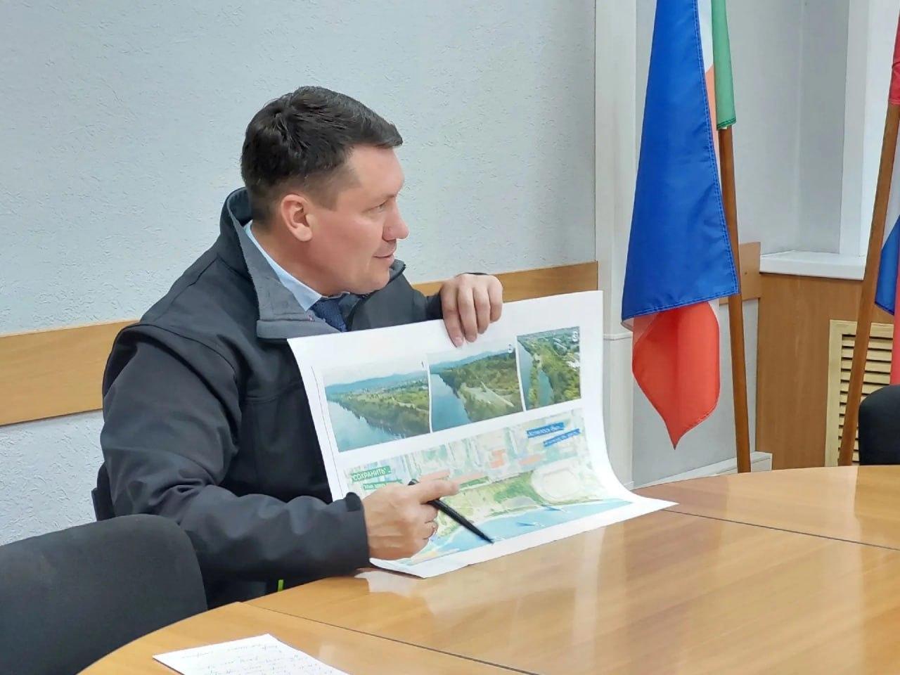 В Саяногорске продолжают работу над проектом набережной