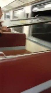 Подростки оторвали дверь в подмосковной электричке и высунули её в окно. Что могло пойти не так?