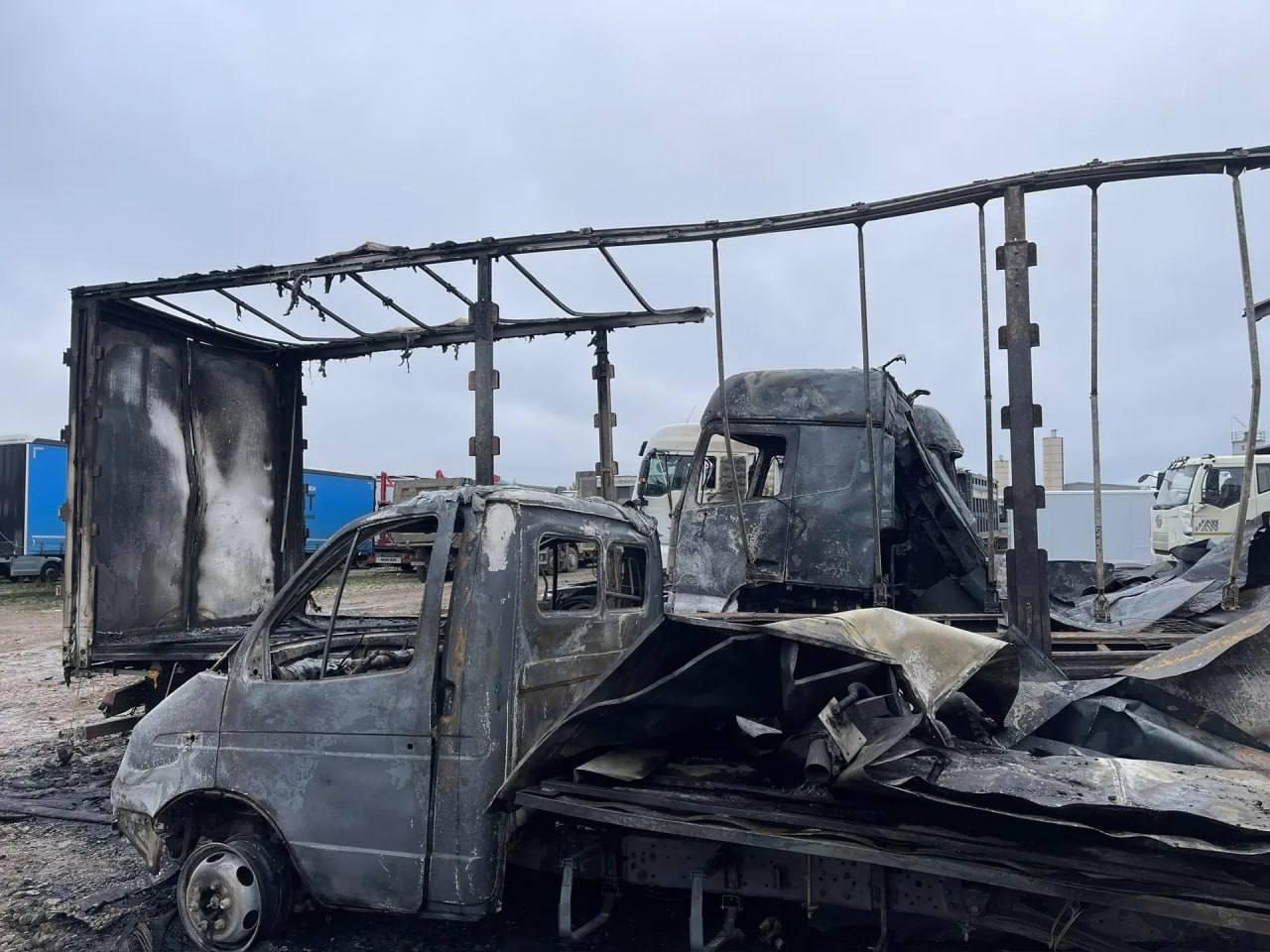 В солнечногорской деревне во время атаки на стоянку упал бпла.