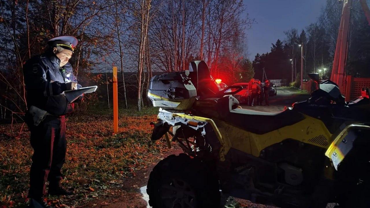 Водитель квадроцикла погиб в ДТП в Сысертском районе