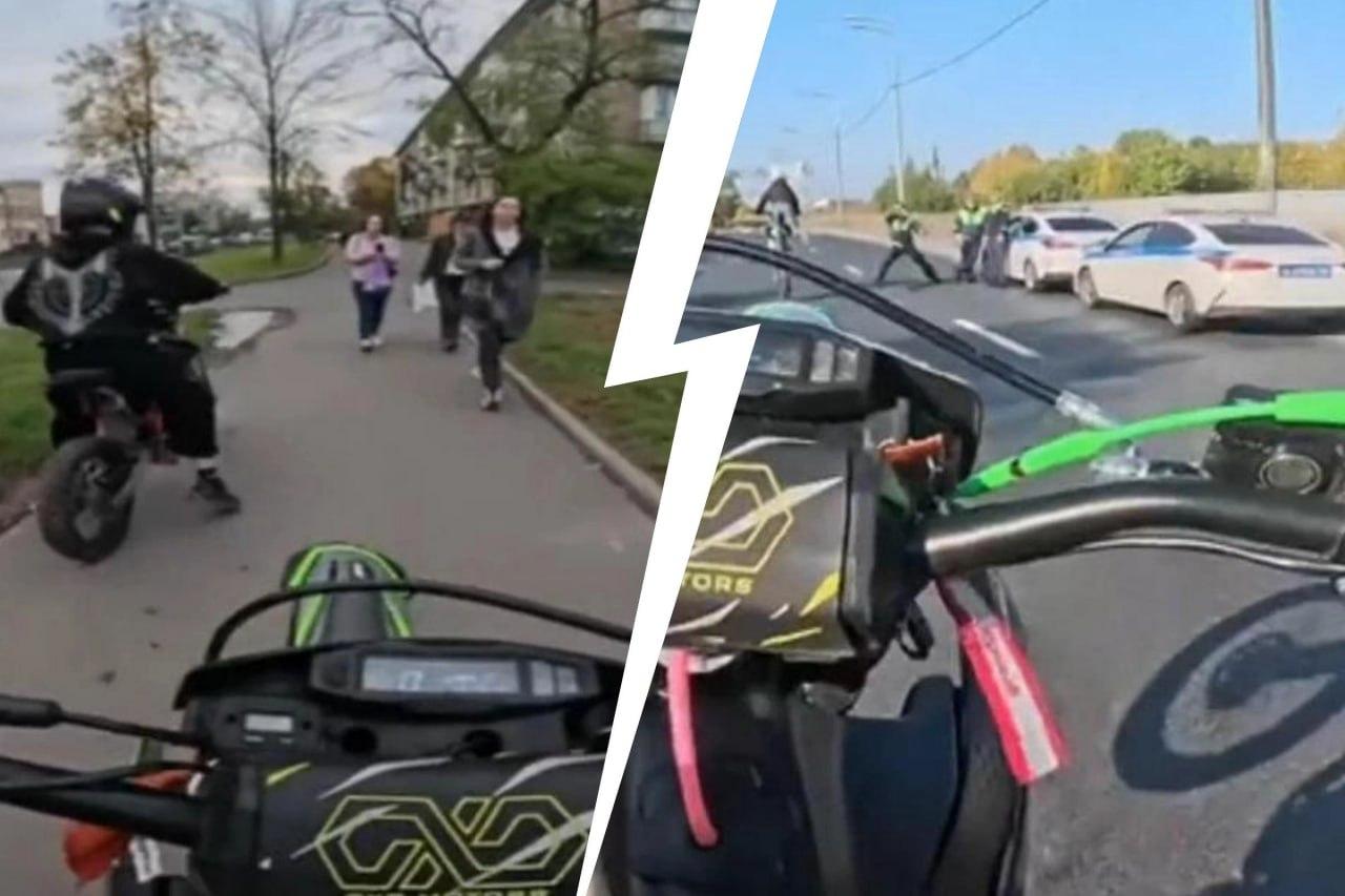 Петербуржцы пожаловались на агрессивных мотоциклистов