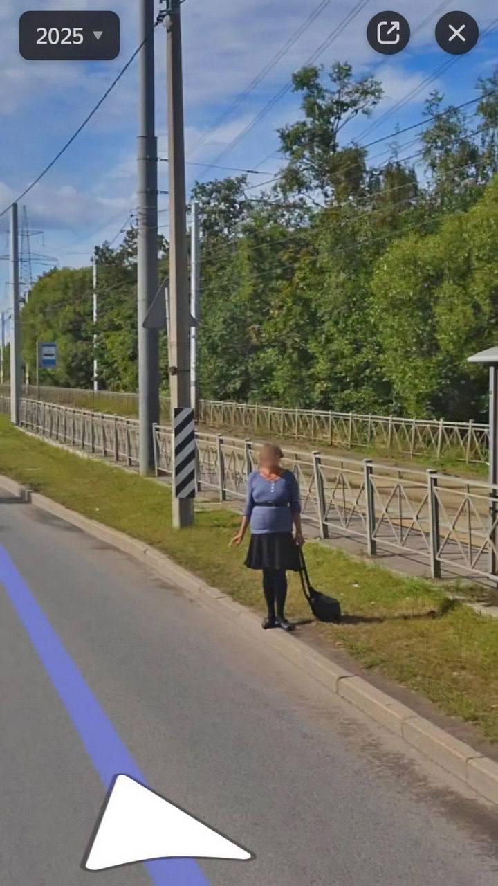 В Петербурге проститутка уже 25 лет стоит на одной и той же точке Петергофского шоссе, она даже попала на карты.