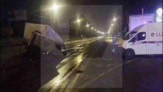 10 машин попали в аварию на Дмитровском шоссе возле деревни Сухарево...