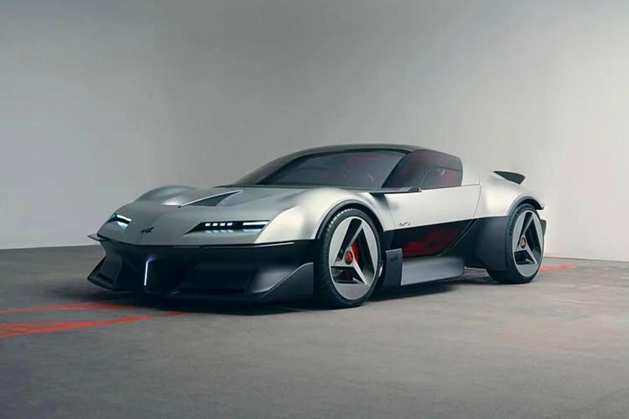 Новый Alpine A310 Vision показали раньше времени — в сеть утекли изображения футуристичного электрокара с четырёхместным салоном.