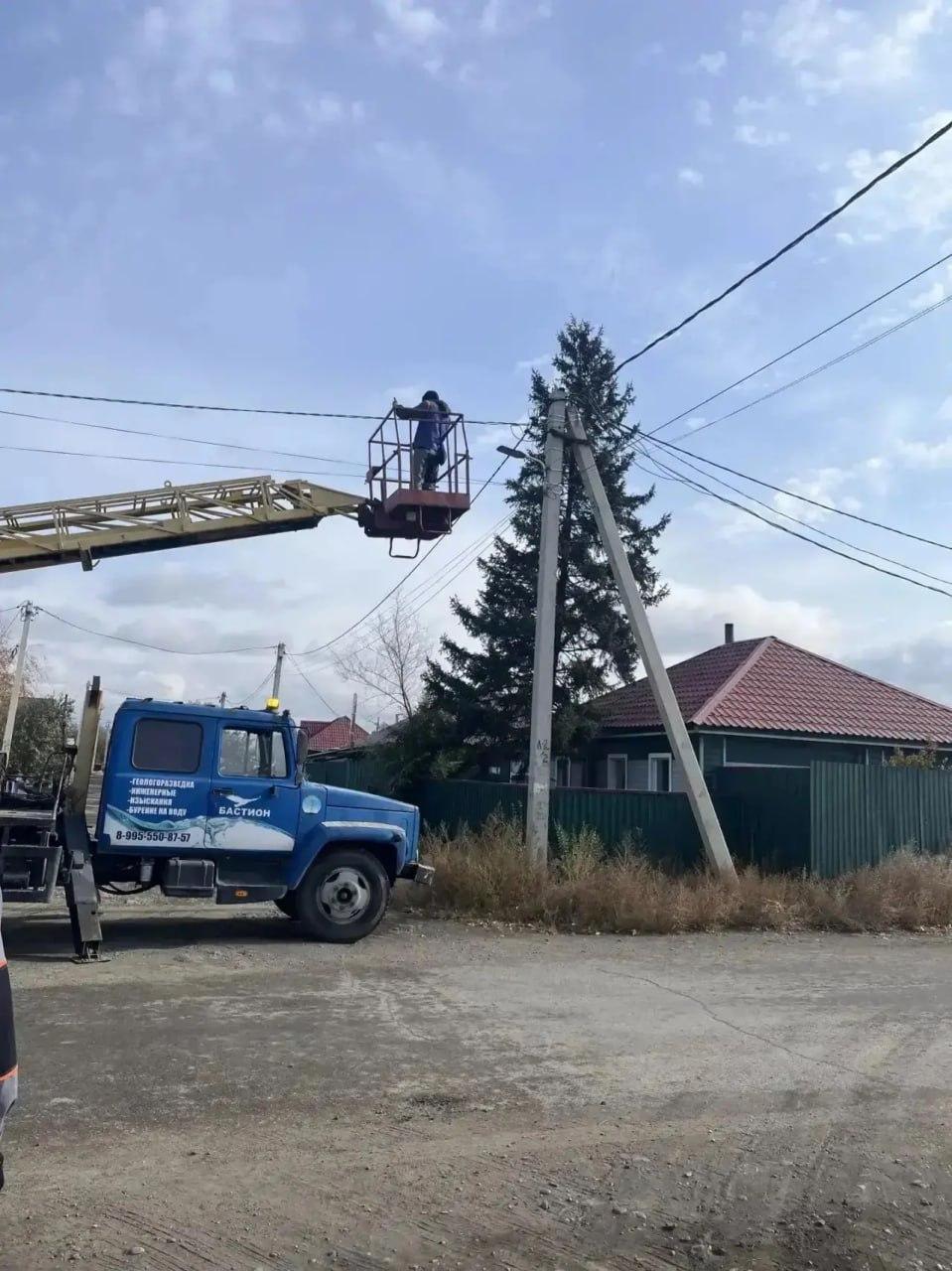 В Кызыле восстановили уличное освещение