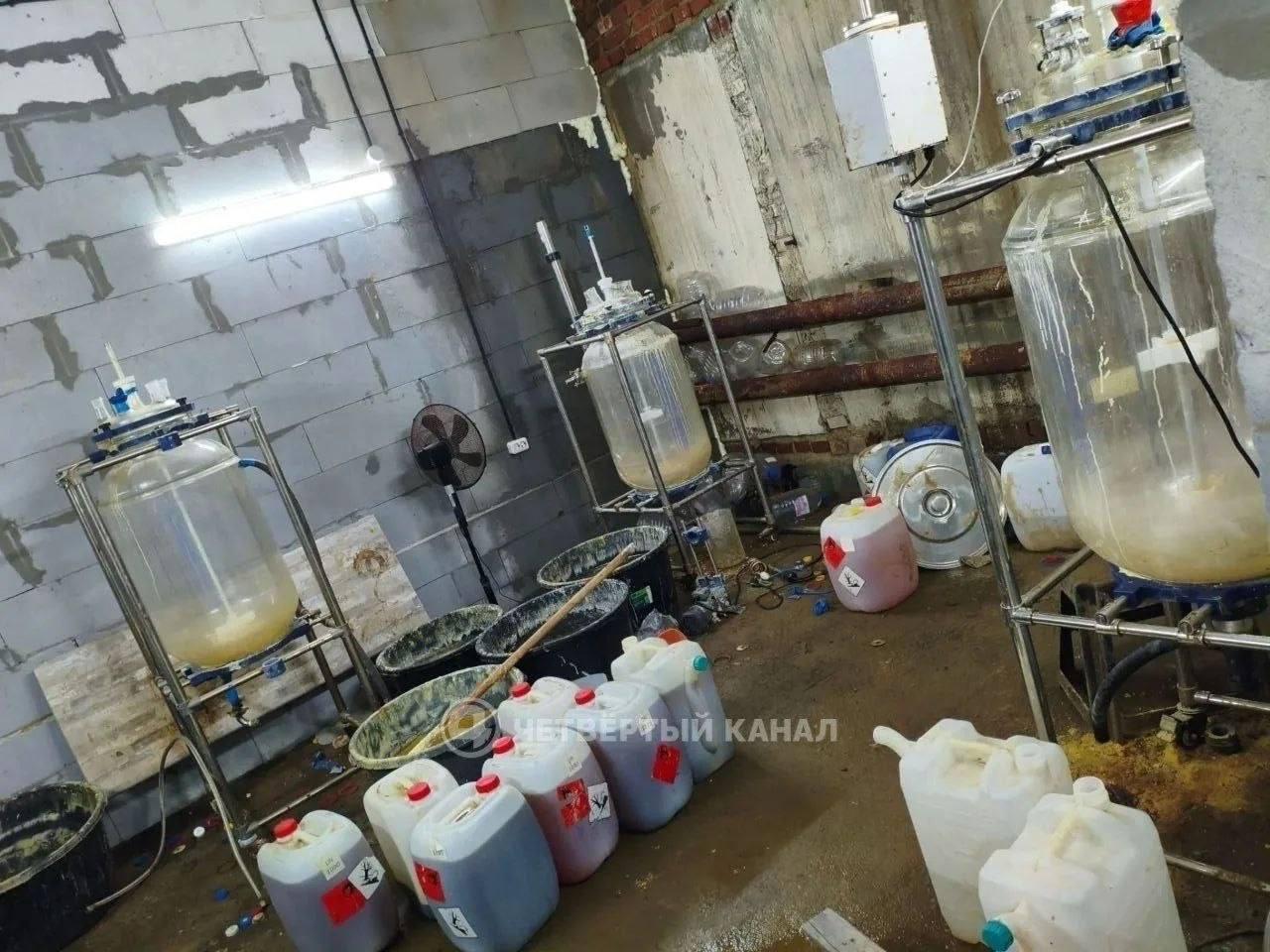 На Урале накрыли нарколабораторию с запасами на сотни килограммов