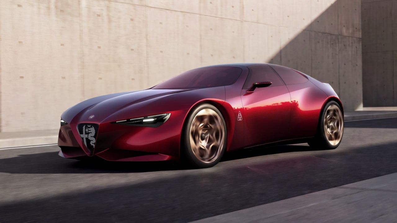 Alfa Romeo показала гранд-турер с дверями в стиле Rolls-Royce