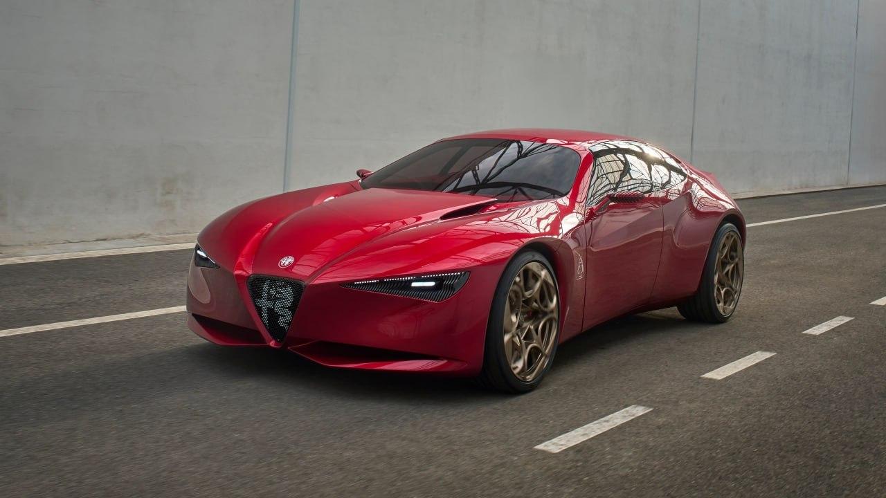 Alfa Romeo показала гранд-турер с дверями в стиле Rolls-Royce