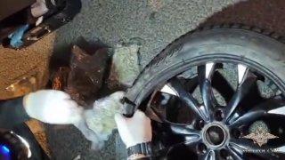 Житель Чебоксар спрятал наркотики в запасном колесе автомобиля. На Пулковском...