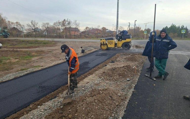 Тротуары обустраивают на Саянской в Абакане