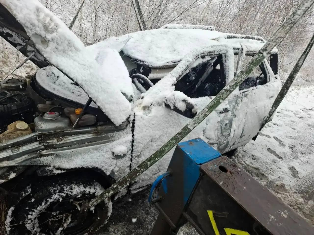 ДТП в Ачинском округе: водитель пострадал после съезда в кювет Сегодня утром...