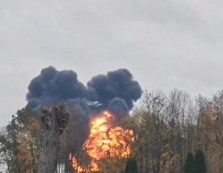 Военный самолет разбился в Калининградской области