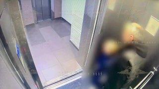 Кадры нападения на девятилетнюю девочку в Петербурге