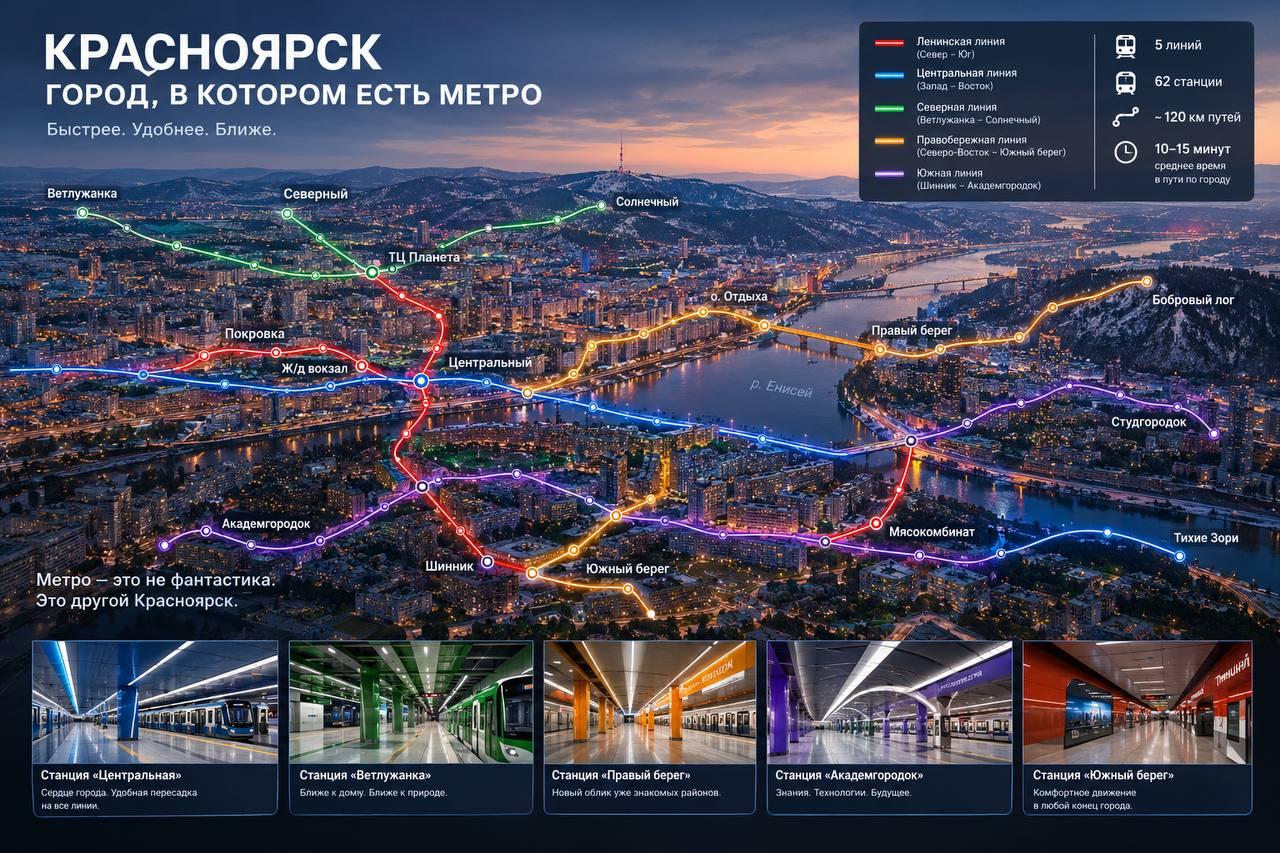 Вместо метро на правом берегу Красноярска хотят развивать трамваи. На встрече...