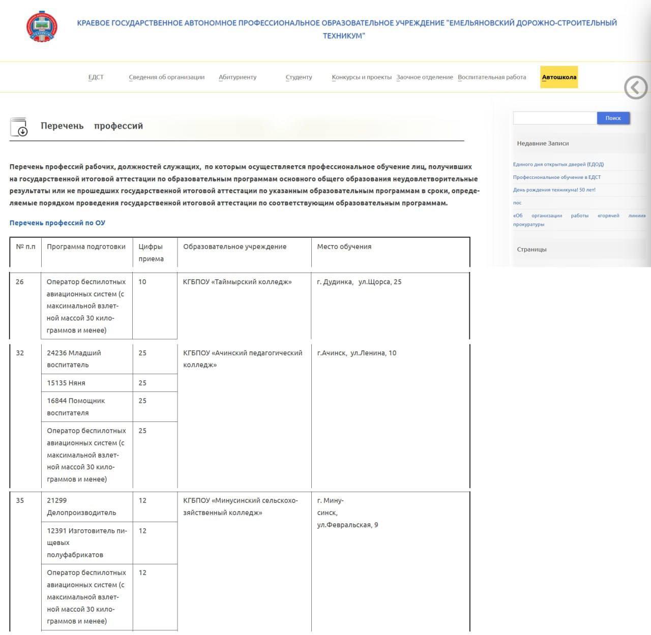 Красноярским девятиклассникам, не сдавшим ОГЭ, предложили освоить управление...