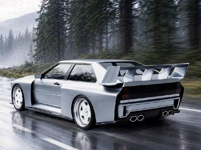 Британцы воскресили легендарную Audi Quattro — культовый раллийный болид 80-х превратили в 750-сильного монстра.