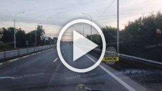 ДТП после кольца Аэропорта, в сторону Черногорска. 