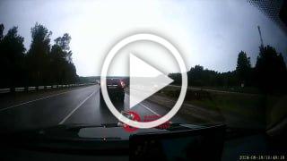 Причина вчерашней пробки на дороге со стороны Кускуна...