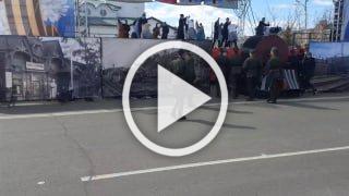Еще видео с празднования Дня Победы! 
