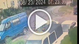 Момент ДТП под Анапой с 2107 и 2106