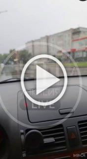 Сегодня утром в Абакане произошла серьезная авария,...