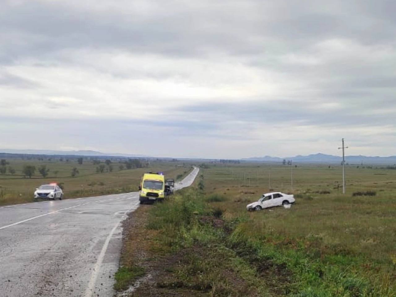 В Аскизском районе в результате ДТП пострадали 3 человека...