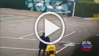 Водитель микроавтобуса сбил маленькую девочку на глазах у...