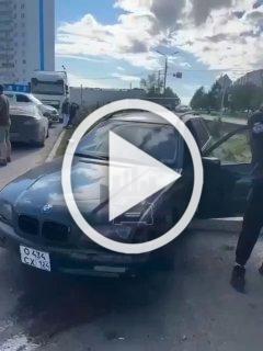 Днём ранее жуткое ДТП произошло в Красноярске на улице...