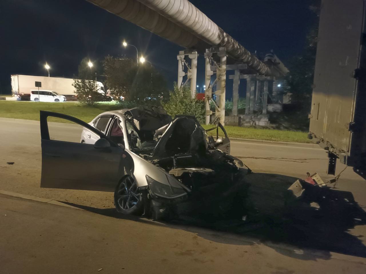 Смертельная авария на Северном шоссе в Красноярске....